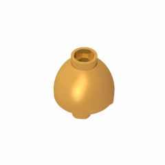 GOBRICKS GDS-1194 Round 2 x 2 Dome Bottom with Studs - YWOBB