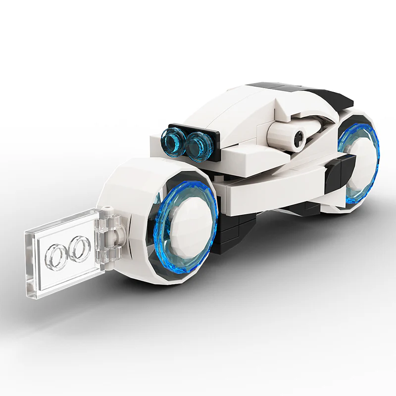 GOBRICKS MOC A0579Y03 Tron - White - YWOBB