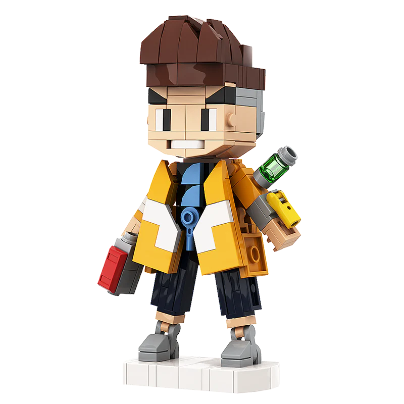 GOBRICKS MOC A0524 cyberpunk david - YWOBB