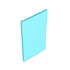 GOBRICKS GDS-877 Glass for Window 1 x 4 x 6 - YWOBB