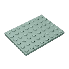 GOBRICKS GDS-524 Plate 6 x 8 - YWOBB