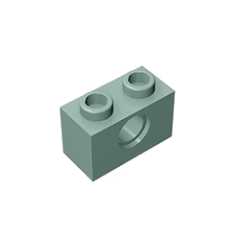 GOBRICKS GDS-623  Brick 1 x 2 with Hole - YWOBB