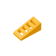GOBRICKS GDS-838 Slope 18 2 x 1 x 2/3 with 4 Slots - YWOBB