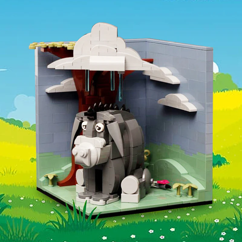 GOBRICKS MOC 151892 Eeyore Habitat - YWOBB