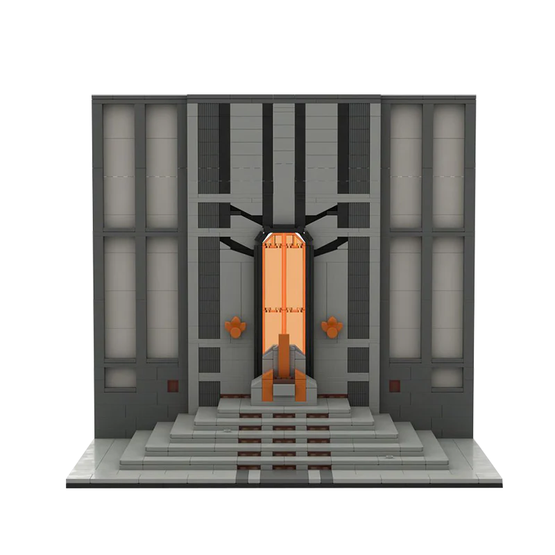 GOBRICKS MOC 146841 Mandalore Throne Room - YWOBB