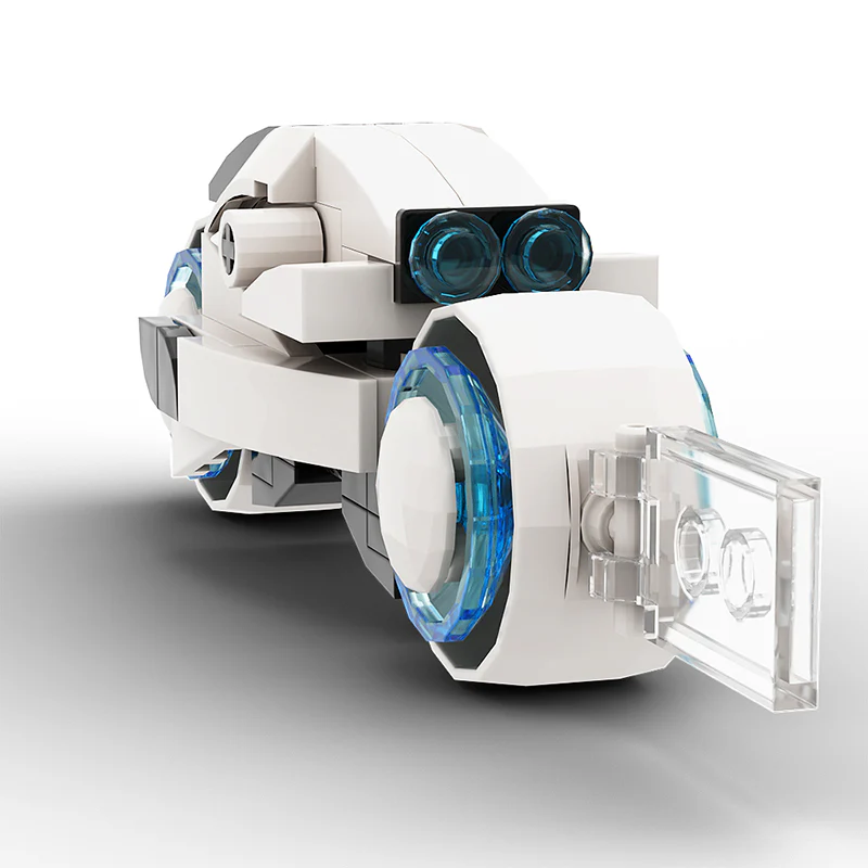 GOBRICKS MOC A0579Y03 Tron - White - YWOBB