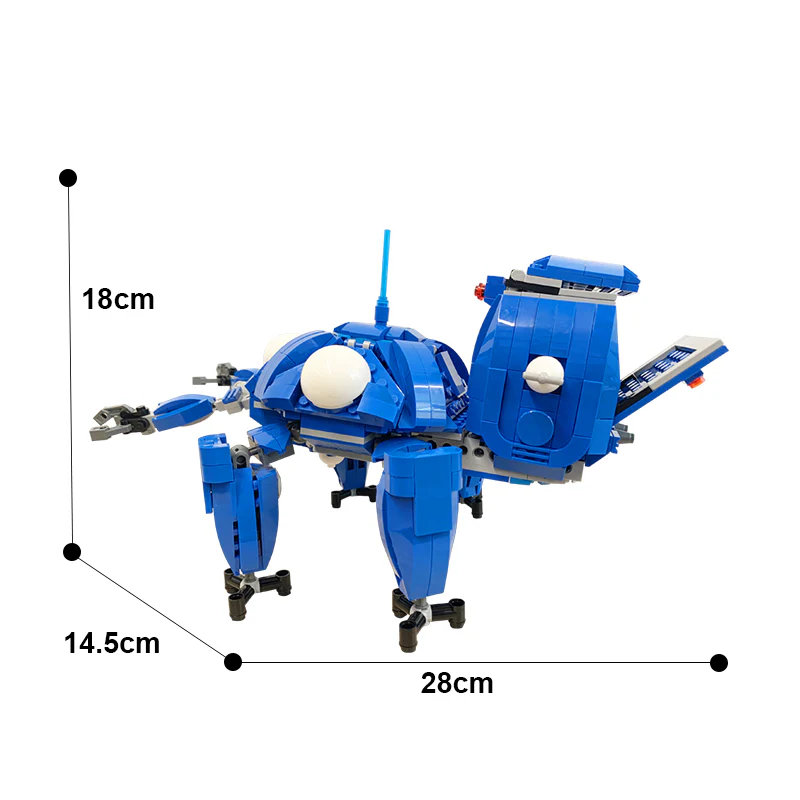 GOBRICKS MOC 124687 Tachikoma - YWOBB