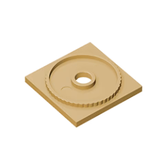 GOBRICKS GDS-893 Turntable 4 x 4 Square Base, Locking - YWOBB
