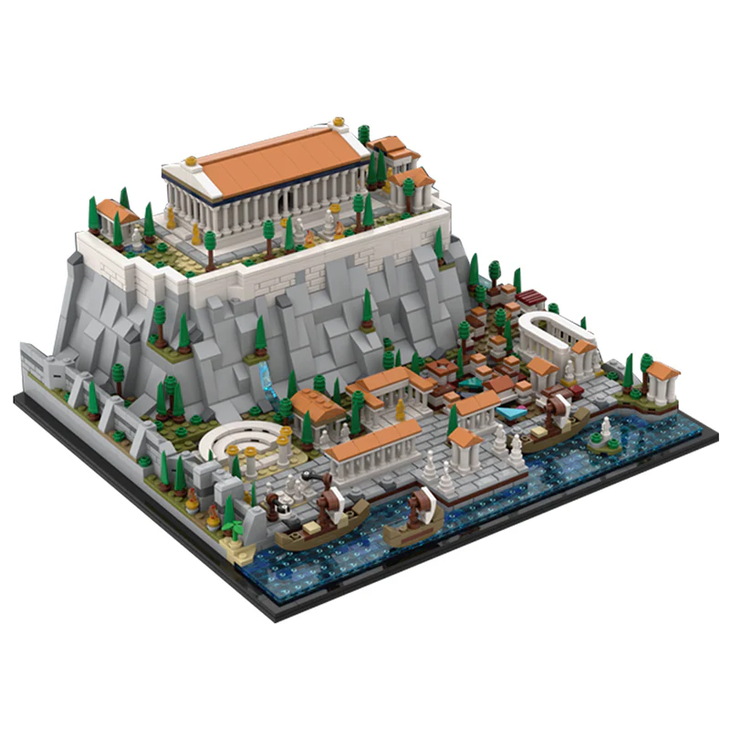GOBRICKS MOC 117805 Acropolis of Athens - YWOBB