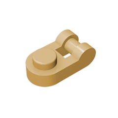 GOBRICKS GDS-1290 Round 1 x 1 with Bar Handle - YWOBB