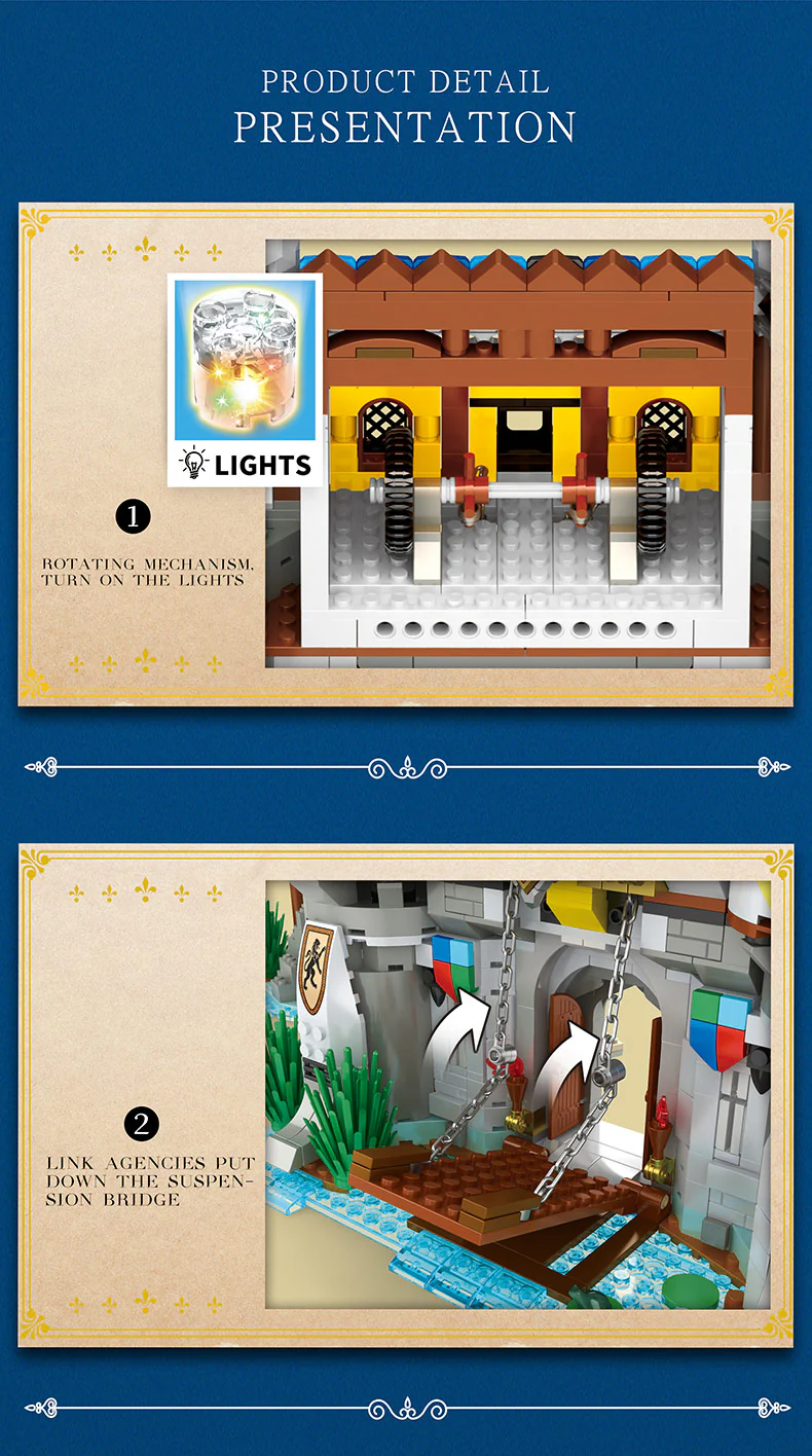 Reobrix 66006 Golden Lion Castle - YWOBB