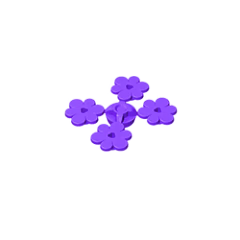 GOBRICKS GDS-1441 Plant Flower Small - YWOBB