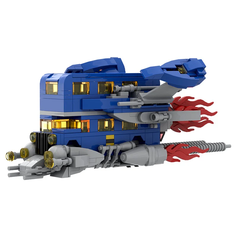 GOBRICKS MOC 13102 Classic Space London Bus 40220 - YWOBB