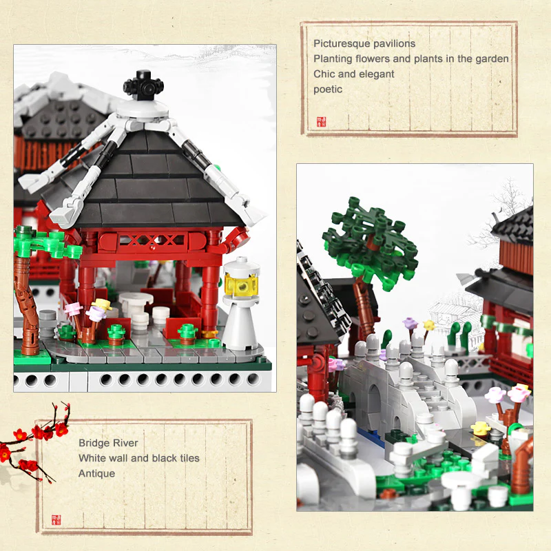 XINGBAO XB-01110 Chinese Style 6 in 1 Chinese Suzhou Garden - YWOBB