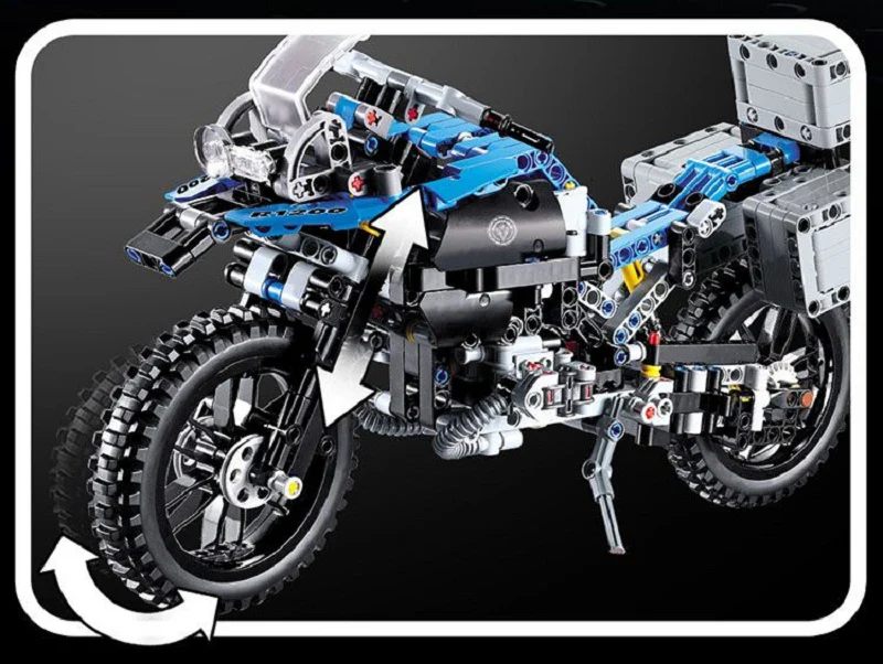 DECOOL 3369 A/B 2 In 1 The BAMW Off-road Motorcycles R1200 GS - YWOBB