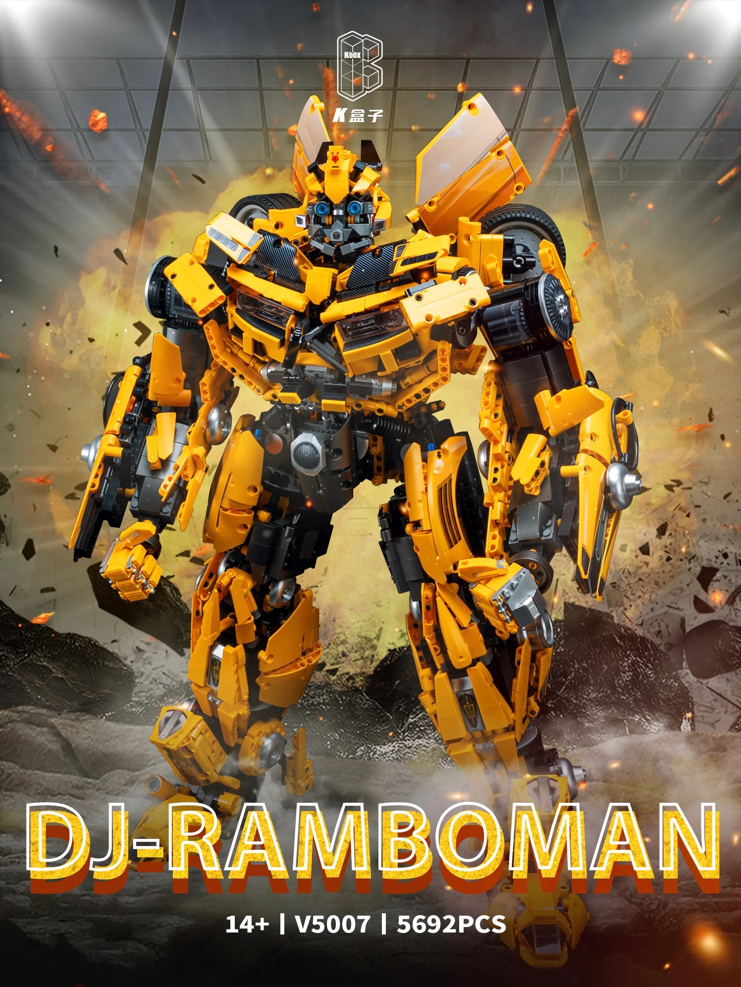 K-BOX V5007 Bumblebee OVP EU Warehouse Version - YWOBB