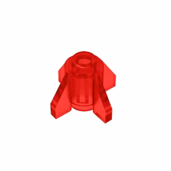 GOBRICKS GDS-1153 Round 1 x 1 with Fins - YWOBB