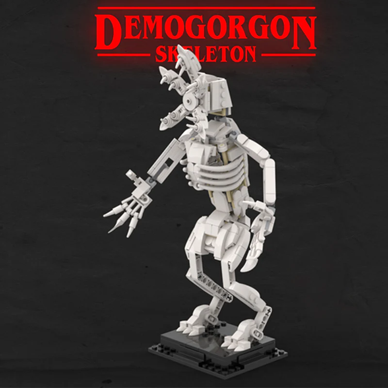 GOBRICKS MOC 138720 Demogorgon Skeleton Dinosaur Fossils - YWOBB