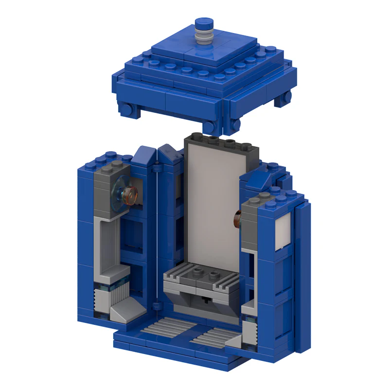 MOC C9095 Doctor Who Phone Booth - YWOBB