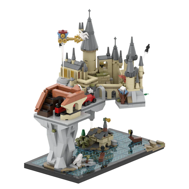 GOBRICKS MOC A0665 Harry Potter - Hogwarts Magic Castle - YWOBB