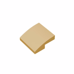 GOBRICKS GDS-659  Curved 2 x 2 - YWOBB