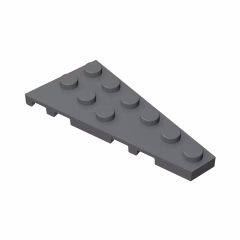 GOBRICKS GDS-550  Plate 6 x 3 Right - YWOBB