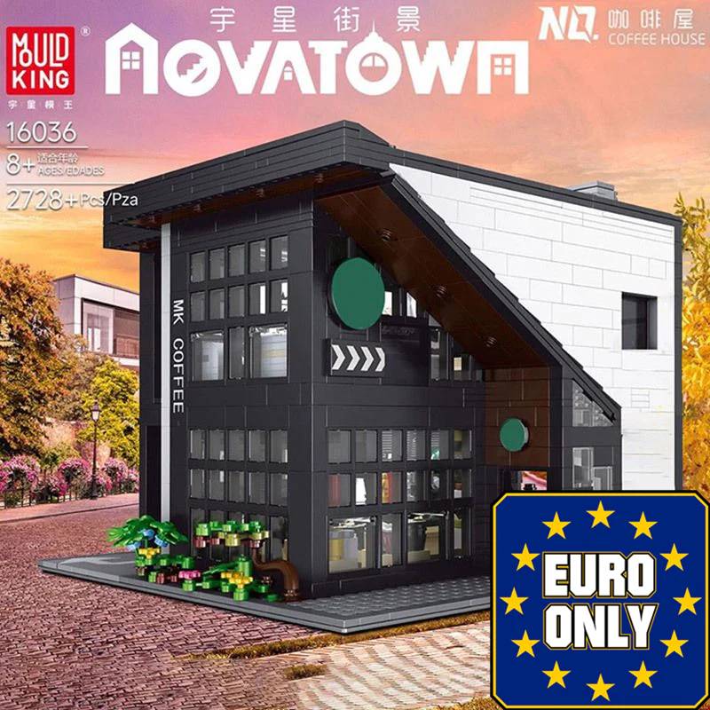 Mould King 16036 Modern Cafe Modular OVP EU Warehouse Version - YWOBB