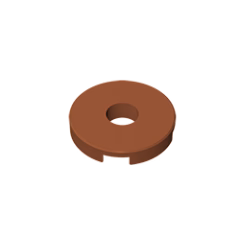 GOBRICKS GDS-965 Round 2 x 2 with Hole - YWOBB