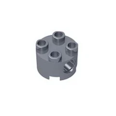 GOBRICKS GDS-1054 Round 2 x 2 with Pin Holes - YWOBB