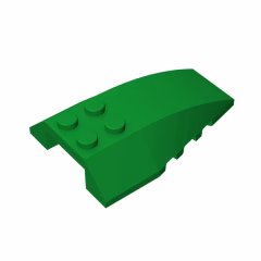 GOBRICKS GDS-898 Wedge 6 x 4 Triple Curved - YWOBB