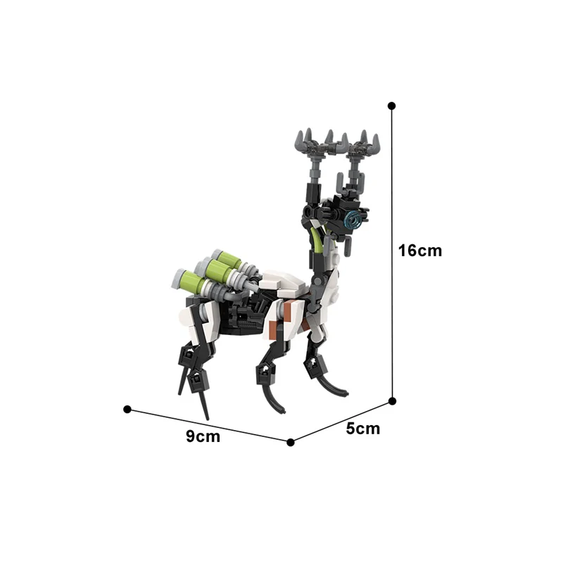 GOBRICKS MOC 154245 Horizon: Zero Dawn Grazer - YWOBB