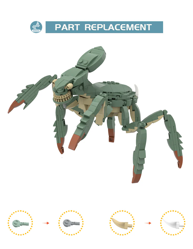 MOC 113941 Acklay Beast - From Petranaki / Geonosian Arena - YWOBB