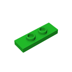 GOBRICKS GDS-1504 Modified 1 x 3 with 2 Studs - YWOBB