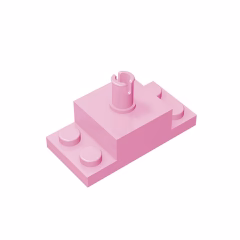 GOBRICKS GDS-1190 Modified 2 x 2 with Top Pin and 1 x 2 Side Plates - YWOBB