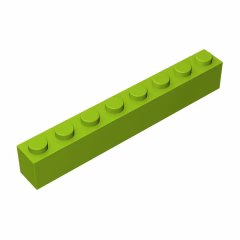 GOBRICKS GDS-536 Brick 1 x 8 - YWOBB