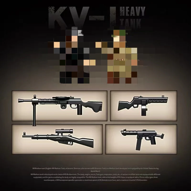 QuanGuan 100271 WWII Soviet Union KV-1 Heavy Tank - YWOBB