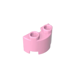 GOBRICKS GDS-90040 Cylinder Half 1 x 2 x 1 - YWOBB