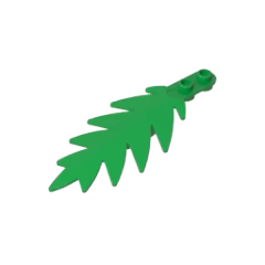 GOBRICKS GDS-1440 Plant Tree Palm Leaf Small 8 x 3 - YWOBB