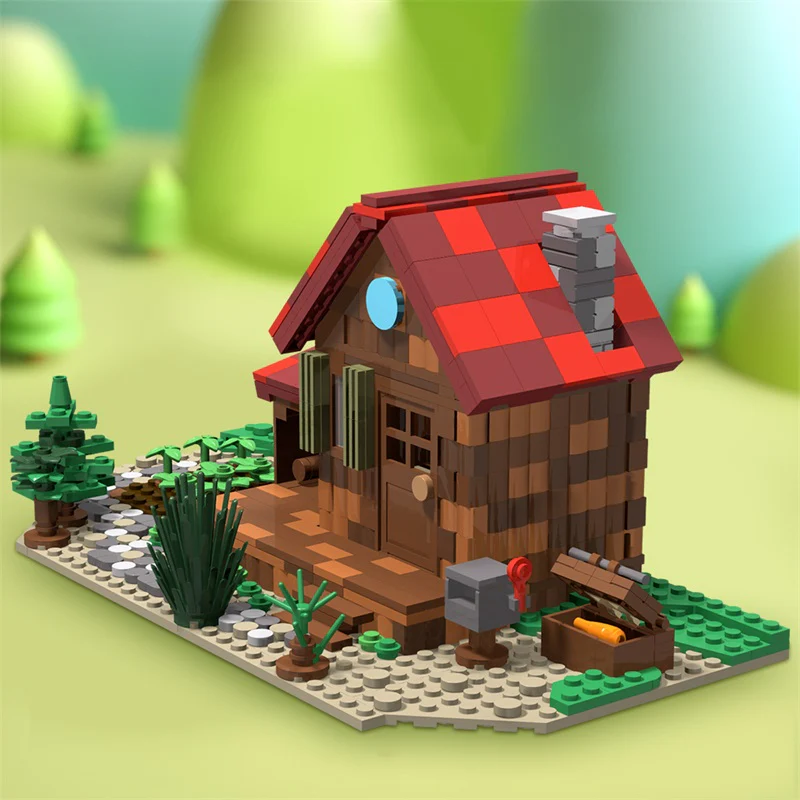 GOBRICKS MOC 125029 stardew valley farmhouse - YWOBB