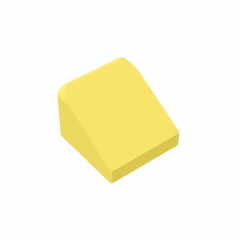 GOBRICKS GDS-833 Slope 30 1 x 1 x 2/3 - YWOBB