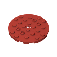 GOBRICKS GDS-843  Round 6 x 6 with Hole - YWOBB