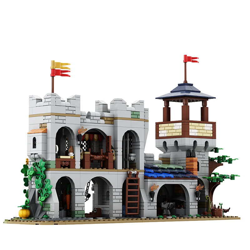 GOBRICKS MOC 137562 Small Lion Knights Castle - YWOBB