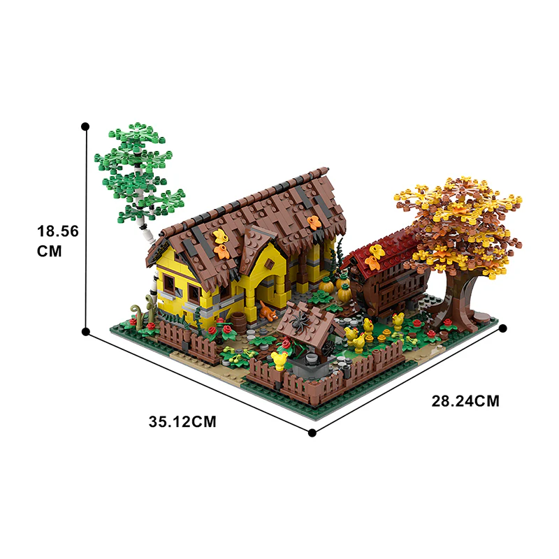 GOBRICKS MOC 130082 Old Country House - YWOBB