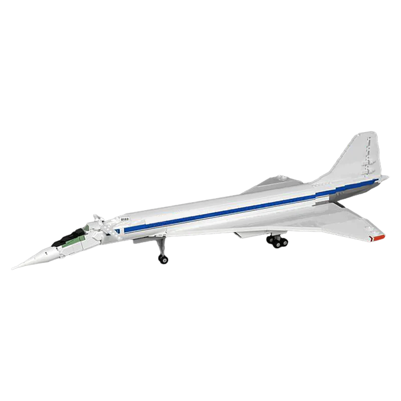 GOBRICKS MOC 164752 Tupolev Tu-144D - YWOBB