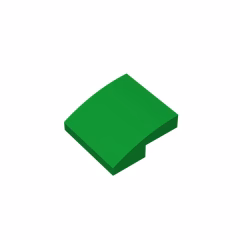 GOBRICKS GDS-659  Curved 2 x 2 - YWOBB