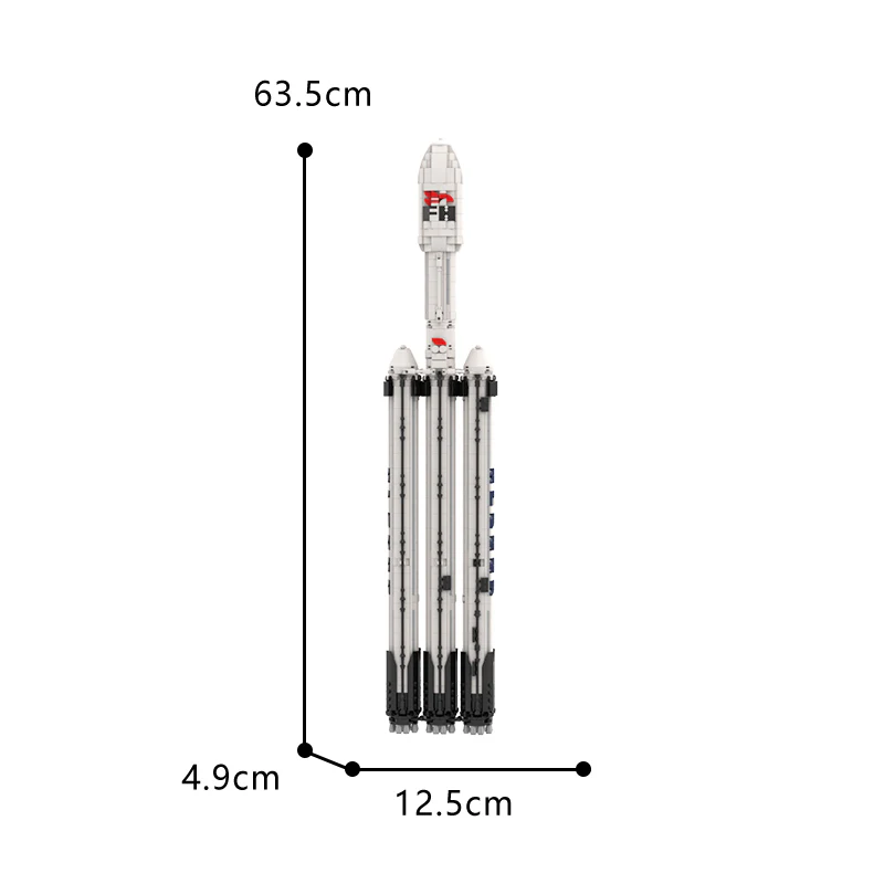 MOC 73911 1:110 Falcon 9 Collector’s Edition - YWOBB