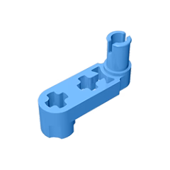 GOBRICKS GDS-966 Modified Crank / Pin 1 x 3 - Axle Holes - YWOBB