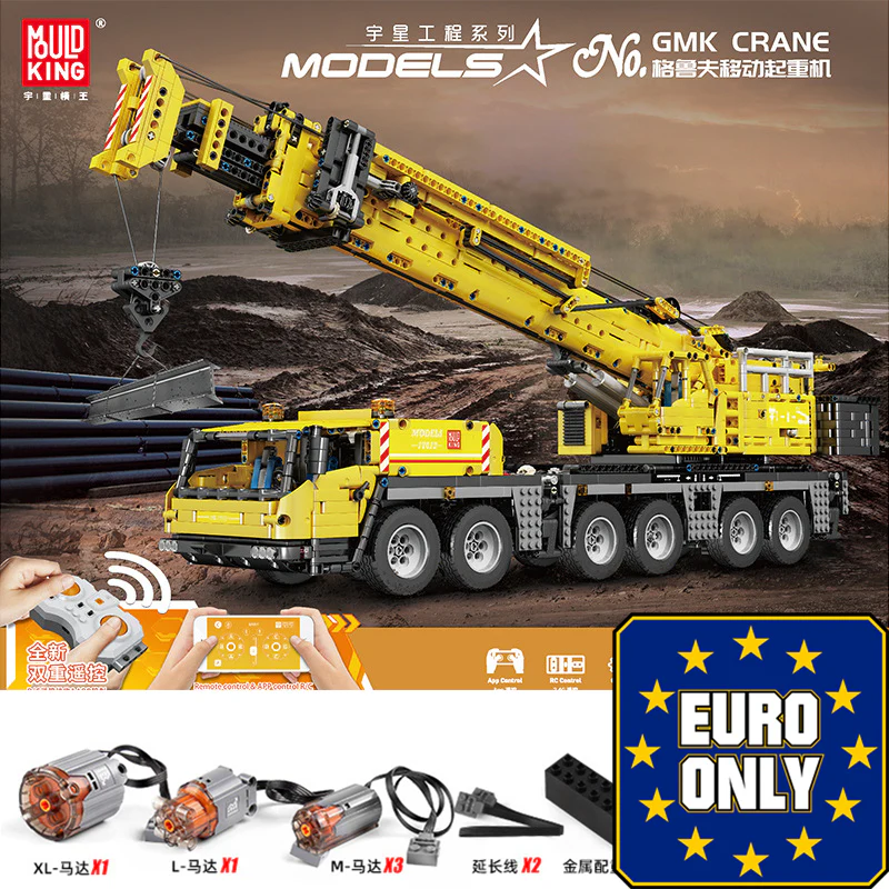 Mould King 17013H RC Grove GMK Crane OVP EU Warehouse Version - YWOBB
