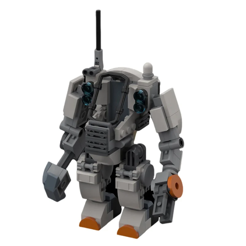 GOBRICKS MOC 171661 Beefed-up city space construction mech - YWOBB