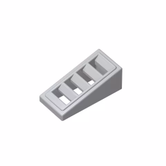 GOBRICKS GDS-838 Slope 18 2 x 1 x 2/3 with 4 Slots - YWOBB